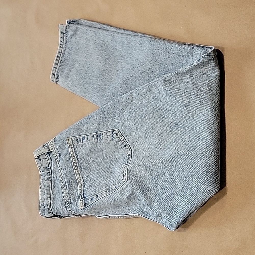 Topshop Size 28 Mom Jean, Light Wash, Distressed/Destroyed, Gently Used Cond.
